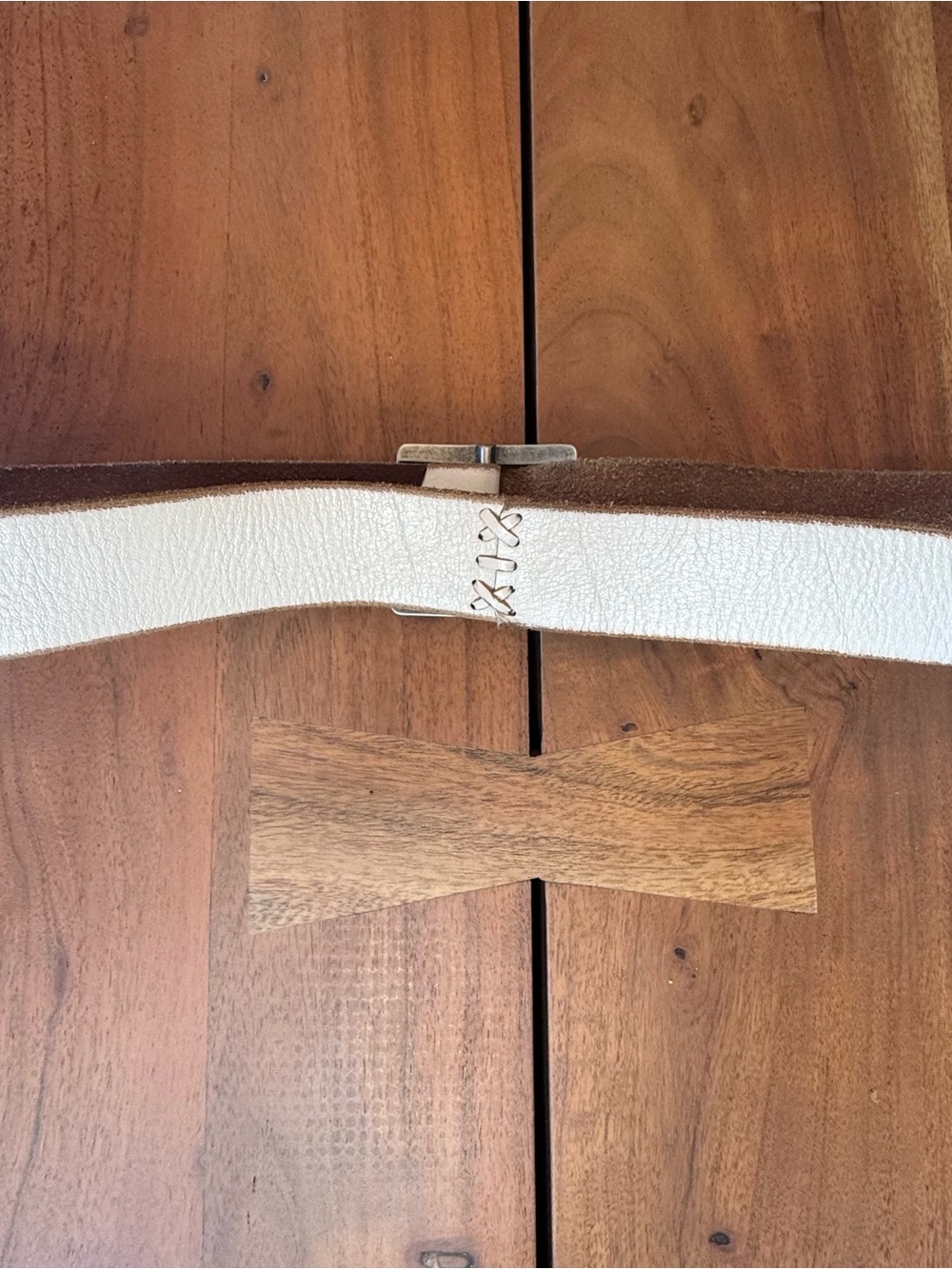 Vintage Express Design Leather Studio Genuine Leather Belt Y2K Boho Size 34 - Picture 5 of 8
